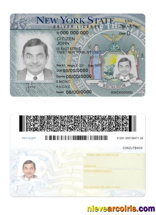 New York driving license version 2